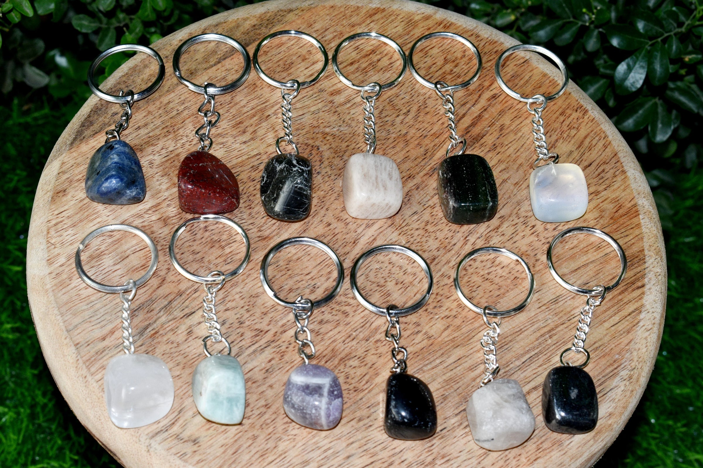 Gemstone Keychains