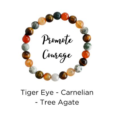 Promote COURAGE Crystal Bracelet (Creativity and Intuition)