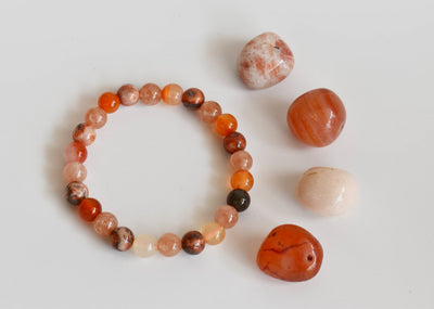 SACRAL Chakra Crystals Kit, Chakra's Stones Tumbled Set, Chakra's Gift