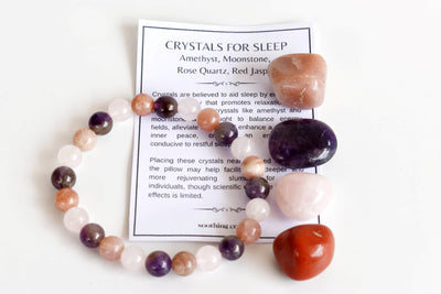 Improve SLEEP Crystal Kit, Gemstone Tumble Kit, Sleep Crystal Gift Set