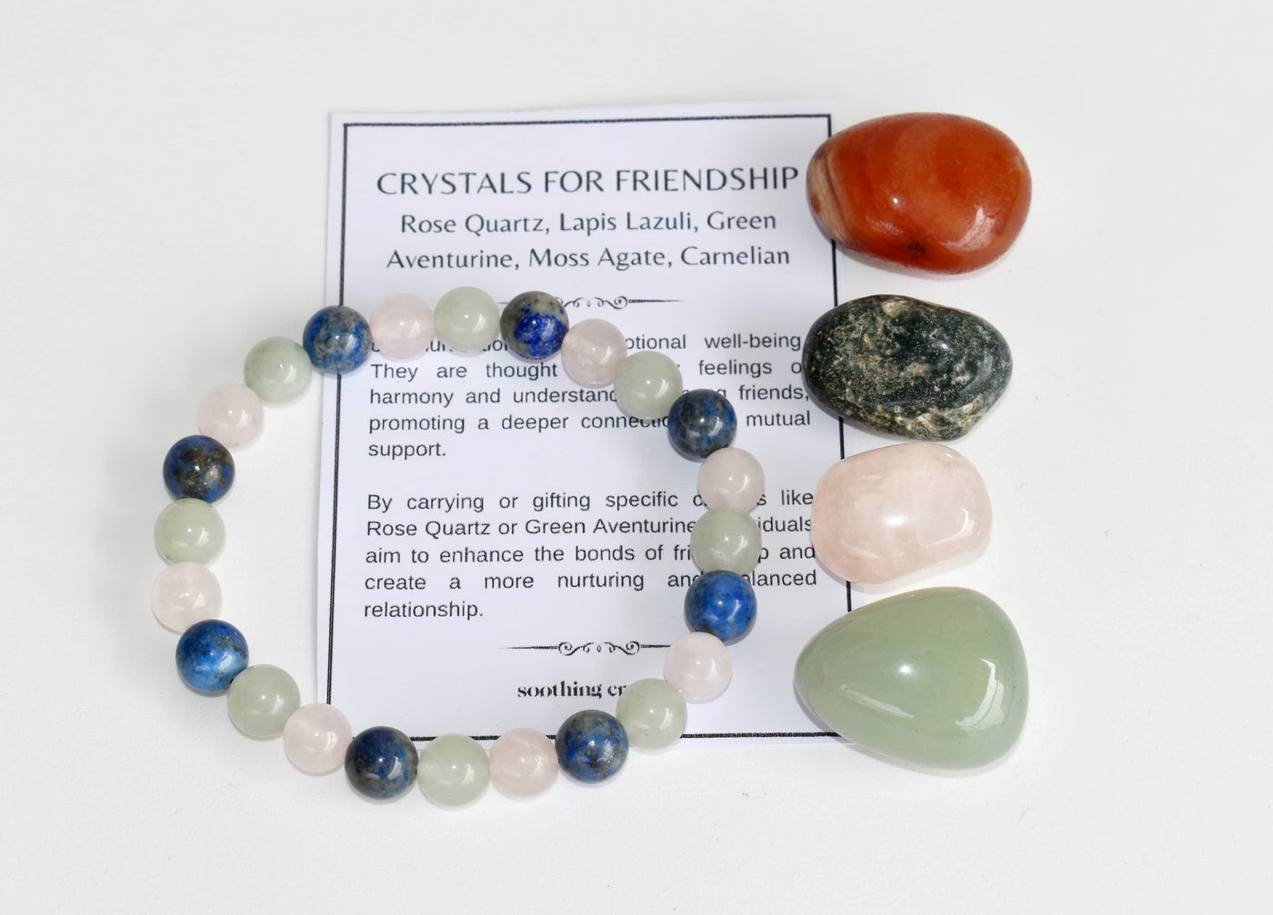 Strengthen FRIENDSHIP Crystal Kit, Gemstone Tumble Kit, Friendship Crystal Gift Set