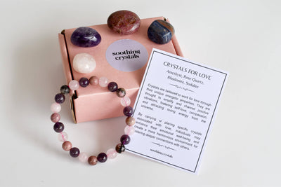 Attracting LOVE Crystal Kit, Gemstone Tumble Kit, Love Crystal Gift Set