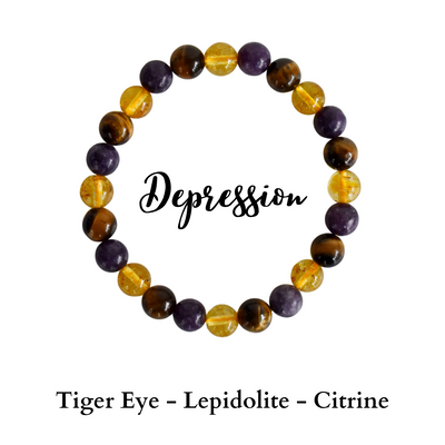 Soothing and Reducing DEPRESSION Crystal Bracelet