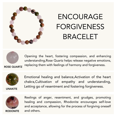 Encourage FORGIVENESS Crystal Bracelet (Joy and Attraction)