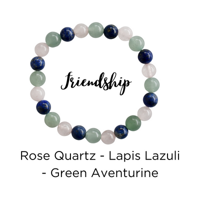 Strengthen and Foster FRIENDSHIP Crystal Bracelet (Communication and Compassion)