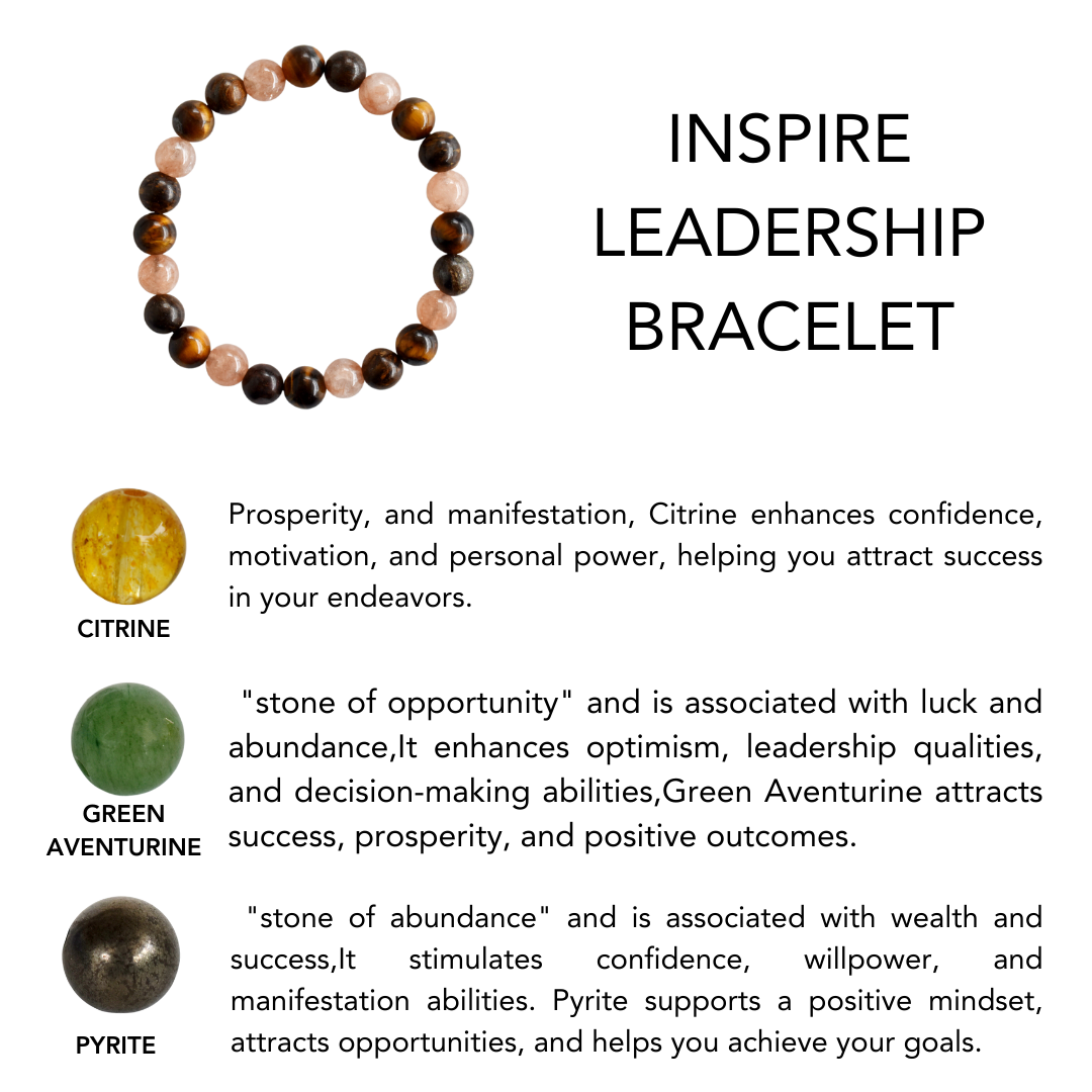 Inspire LEADERSHIP Crystal Bracelet (Strength and Creativity)