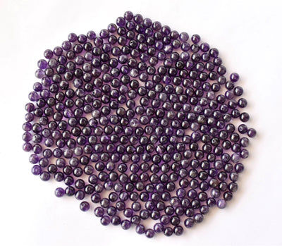Amethyst Beads, Natural Round Crystal Beads 4mm to 12mm