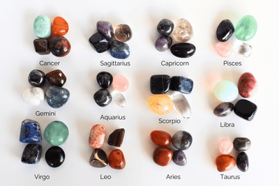 VIRGO Zodiac Crystal Kit, Virgo Birthstones Tumbled Stones Set, Virgo Stones Gifts