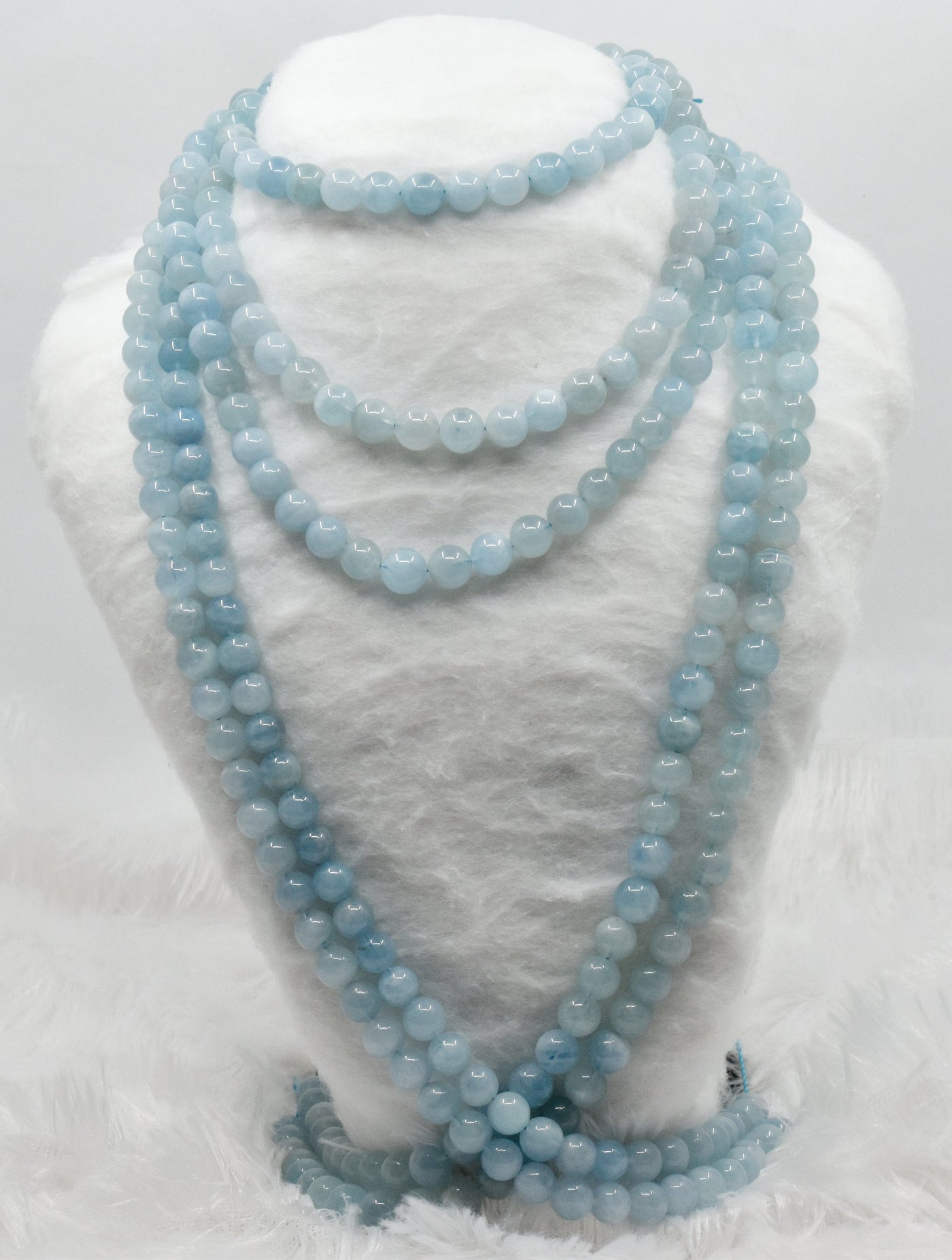 Aquamarine Round Beads-Round Beads