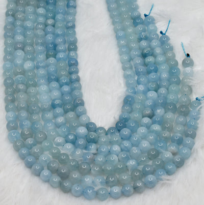 Aquamarine Round Beads-good quality