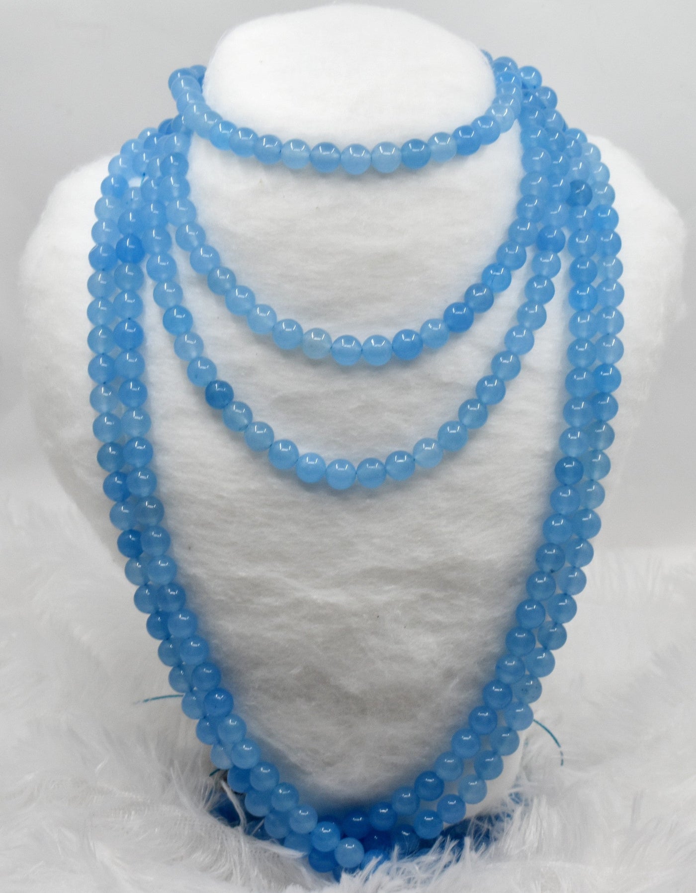 Chalcedony  Dyed Beads, Natural Round Crystal Beads 6mm to 10mm