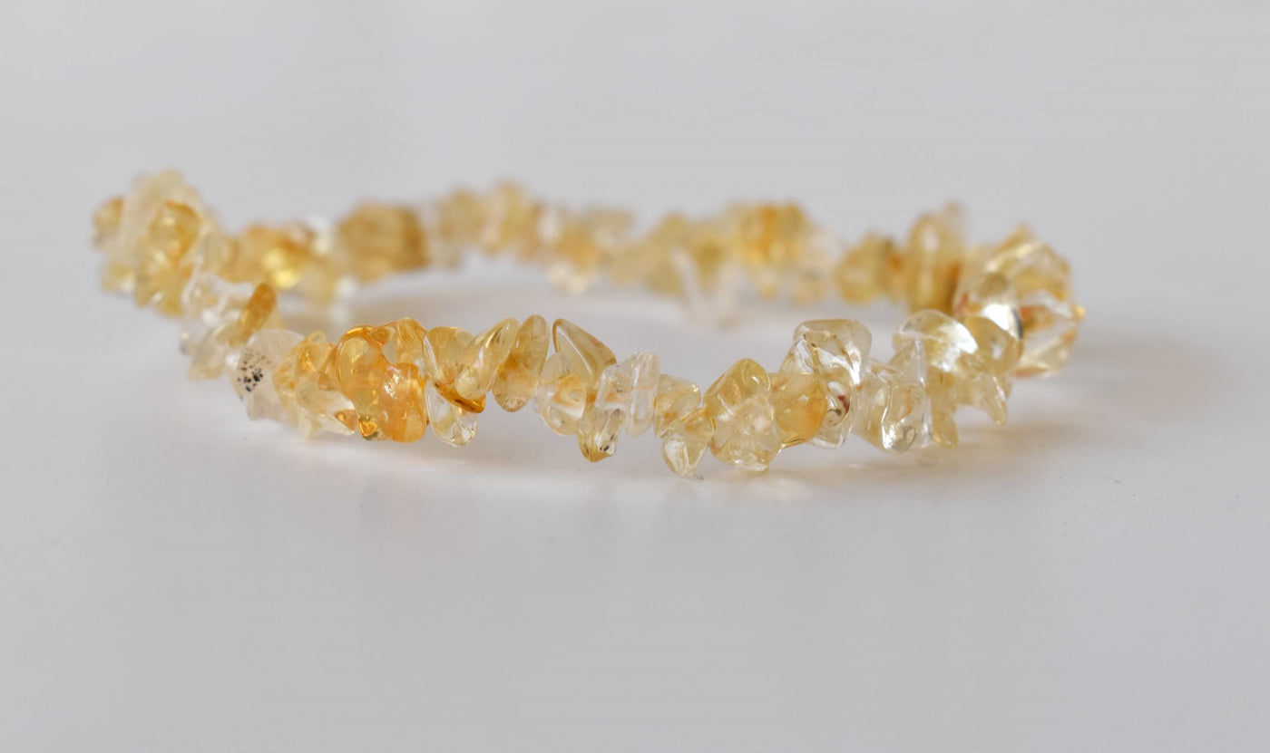 Citrine Chip Bracelet (Physical Healing and Stress Relief)