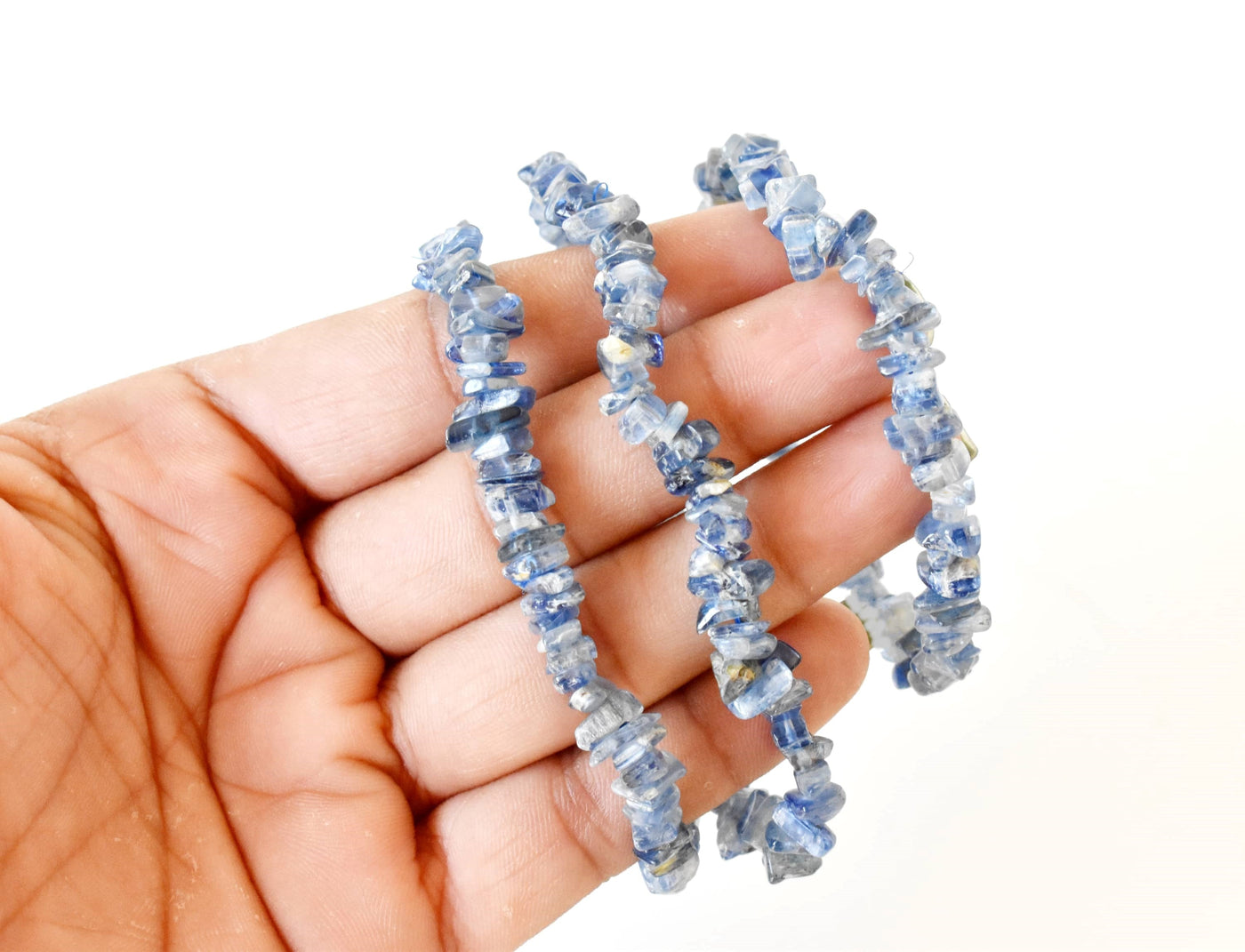 Kyanite Chip Bracelet (Relaxation and Angelic Communication)