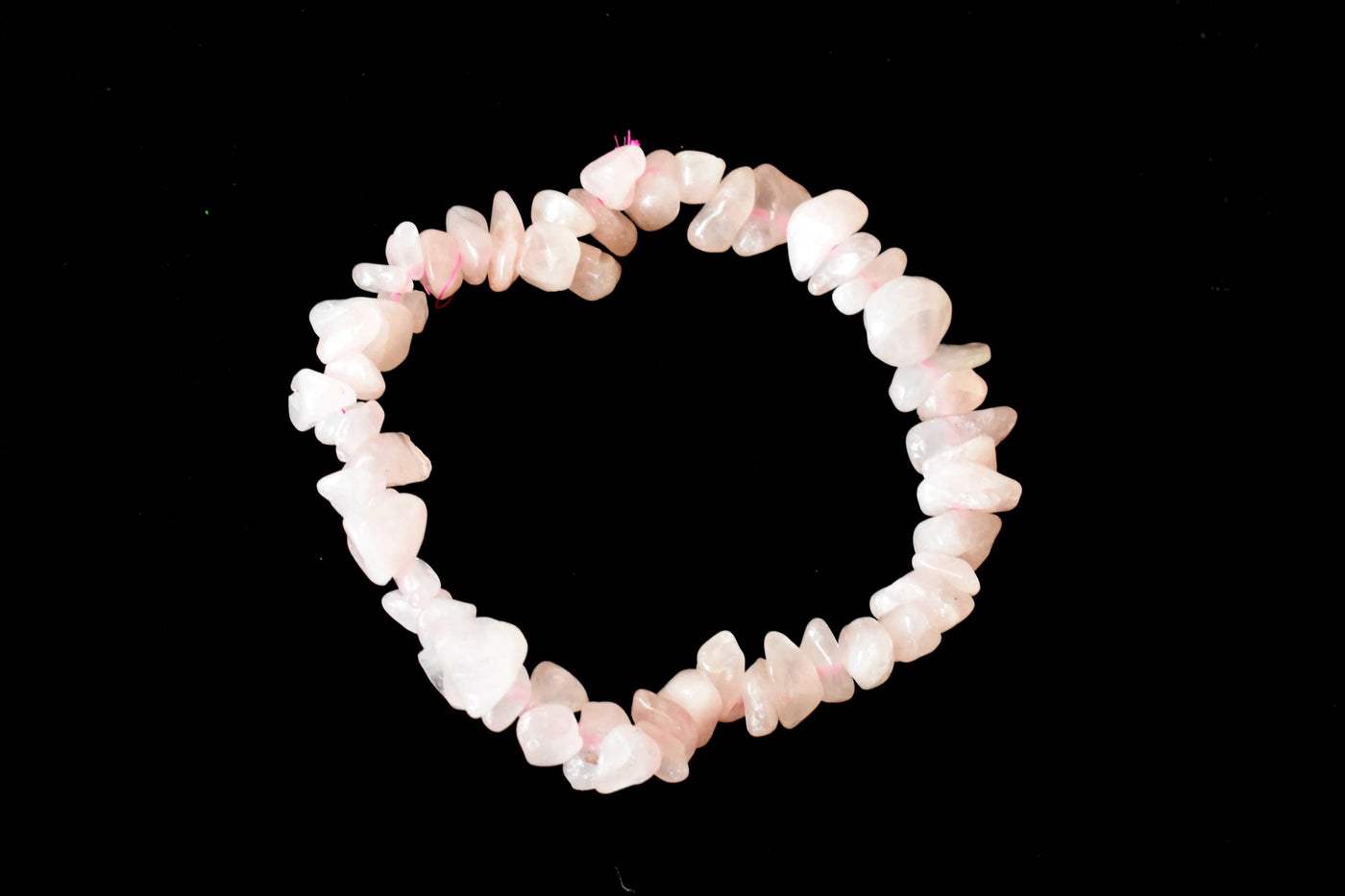 Rose Quartz Chip Bracelet (Creativity and Calming)