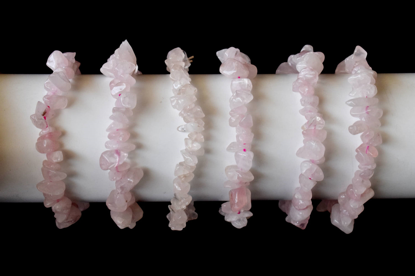 Rose Quartz Chip Bracelet (Creativity and Calming)