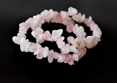 Rose Quartz Chip Bracelet (Creativity and Calming)