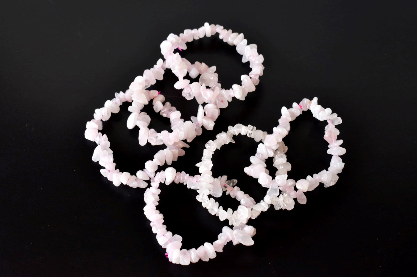 Rose Quartz Chip Bracelet (Creativity and Calming)