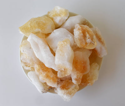 Natural Citrine Points, Natural Bulk Crystals (Stress Relief and Good Fortune)