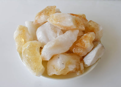 Natural Citrine Points, Natural Bulk Crystals (Stress Relief and Good Fortune)