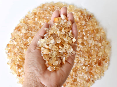 Citrine Gemstone Chips (Magnifies Personal Power and Intent)