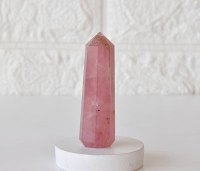 Rose Quartz Tower Point (Self-Love and Friendship)