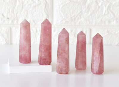 Rose Quartz Tower Point (Self-Love and Friendship)