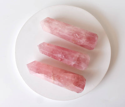 Rose Quartz Tower Point (Self-Love and Friendship)