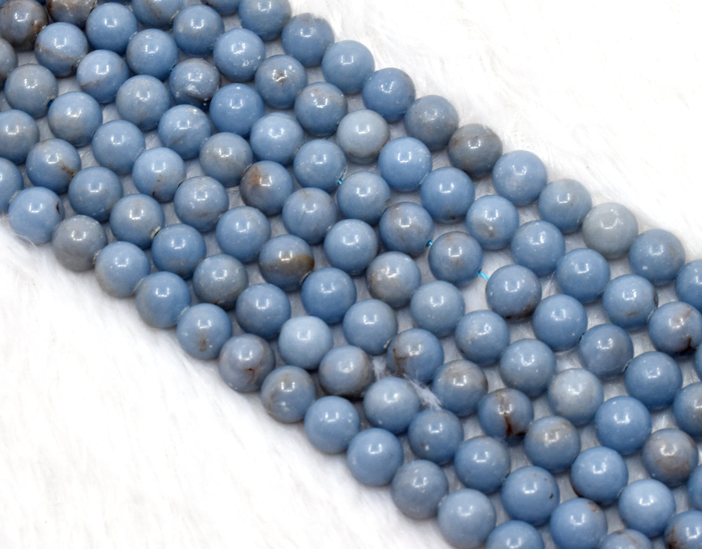 Angelite AAA Grade-Round Beads