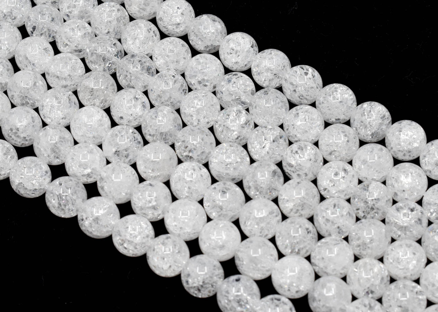 Crack Crystal Beads, Natural Round Crystal Beads 8mm, 10mm