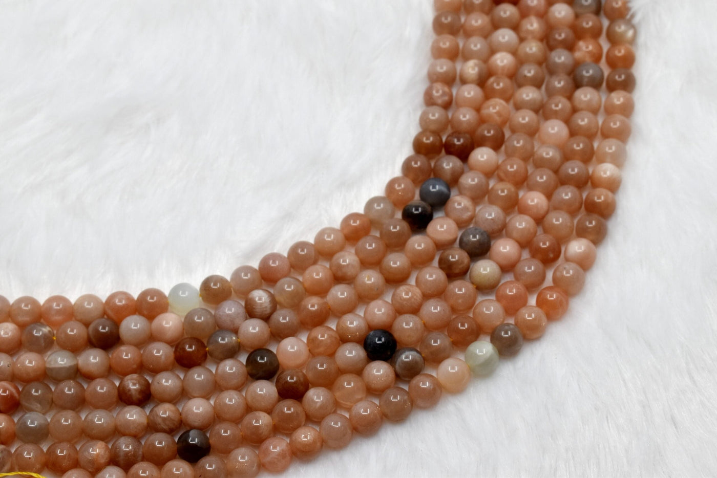 Moonstone Beads, Natural Round Crystal Beads 4mm to 12mm