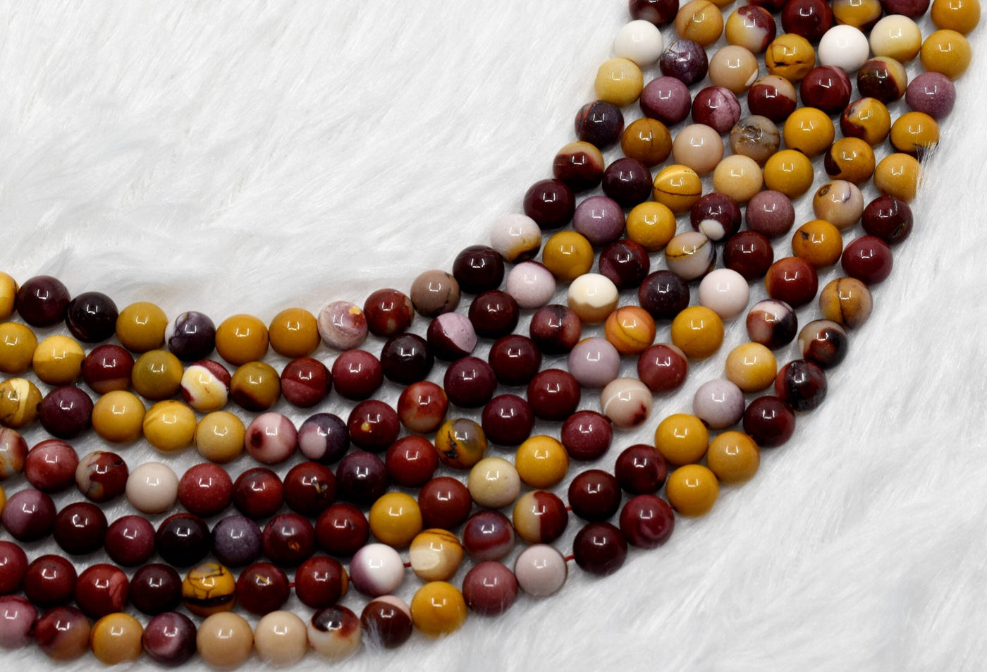 Mookaite Beads, Natural Round Crystal Beads 4mm to 12mm