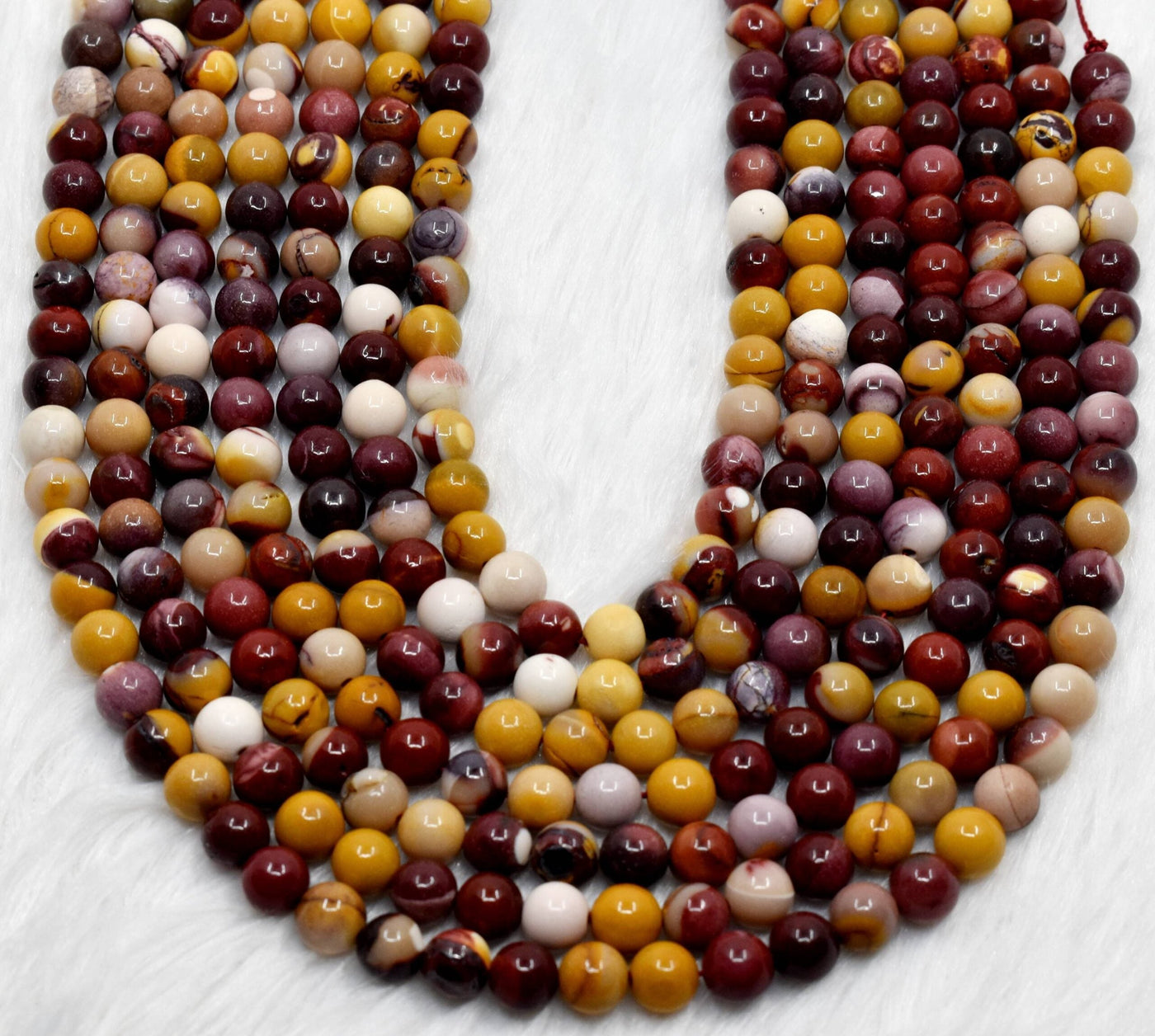 Mookaite Beads, Natural Round Crystal Beads 4mm to 12mm