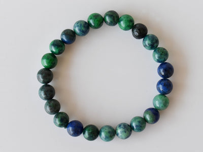 Azurite Malachite Bracelet(Insight and Self-Discipline)