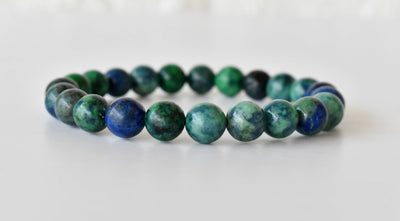 Azurite Malachite Bracelet(Insight and Self-Discipline)