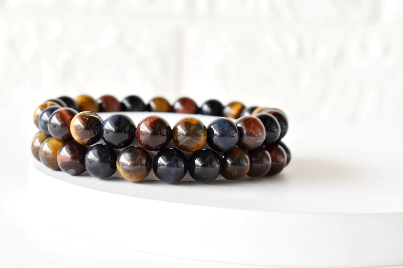 Multi Tiger Eye Bracelet (Self-Confidence, Spiritual Stability,)