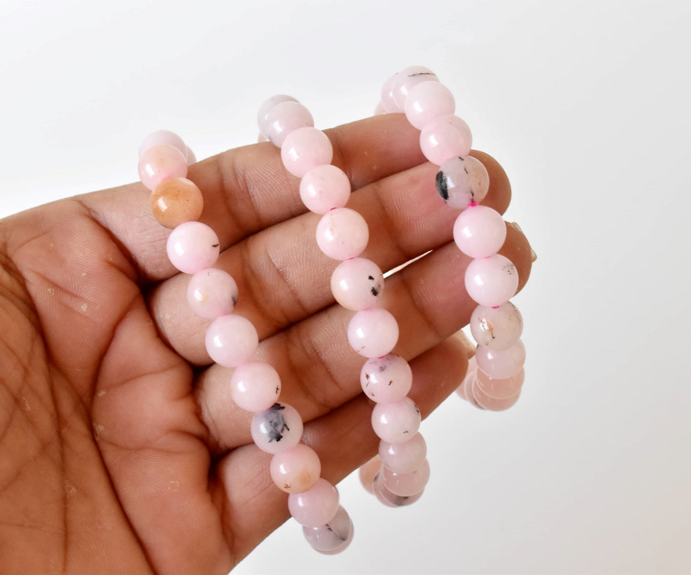 Pink Opal Bracelet (Mastering Fear and Wisdom)