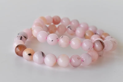 Pink Opal Bracelet (Mastering Fear and Wisdom)