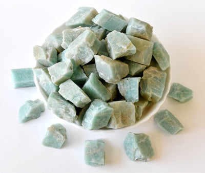 Raw Amazonite Rough Rocks (Luck  and Success)