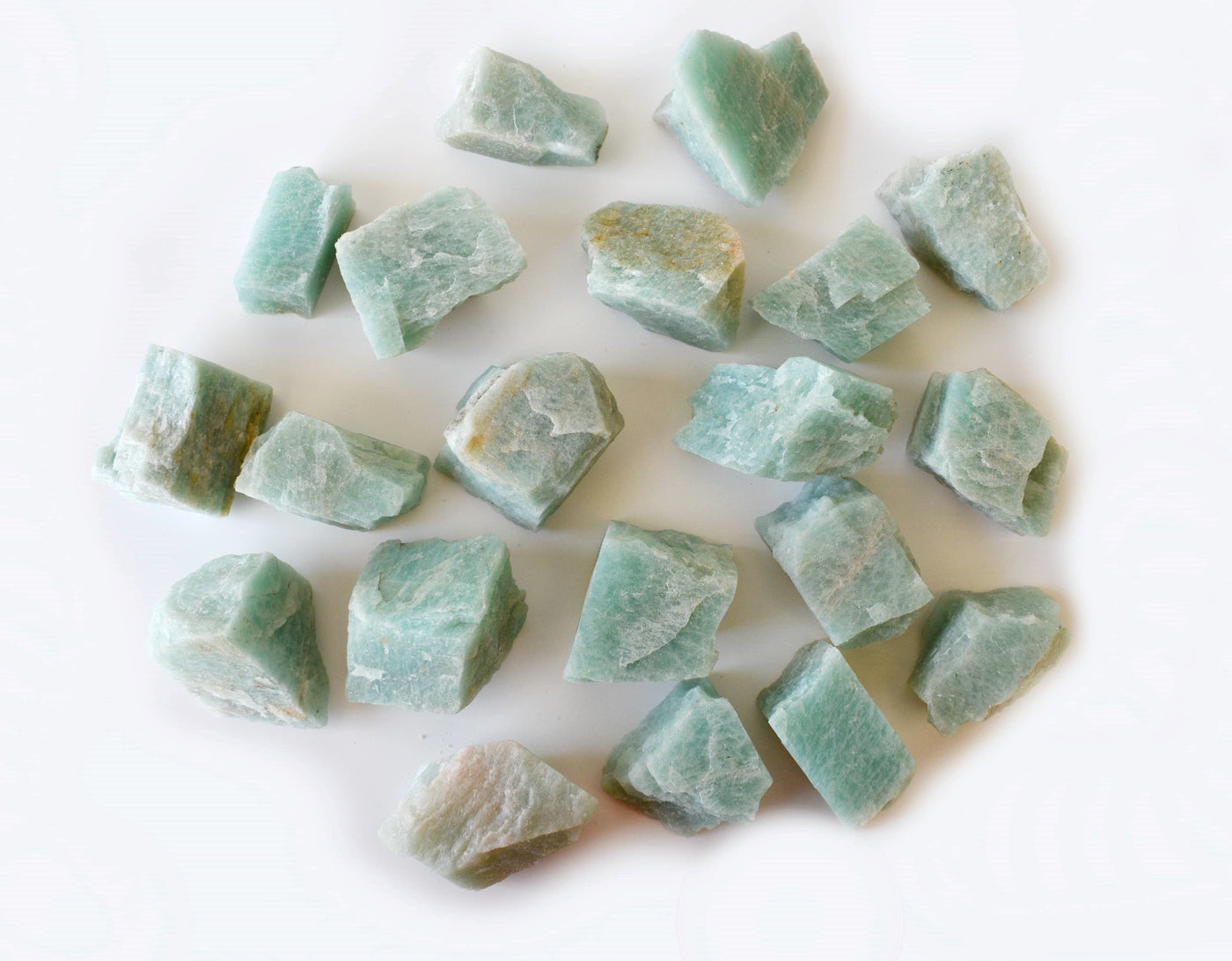 Raw Amazonite Rough Rocks (Luck  and Success)