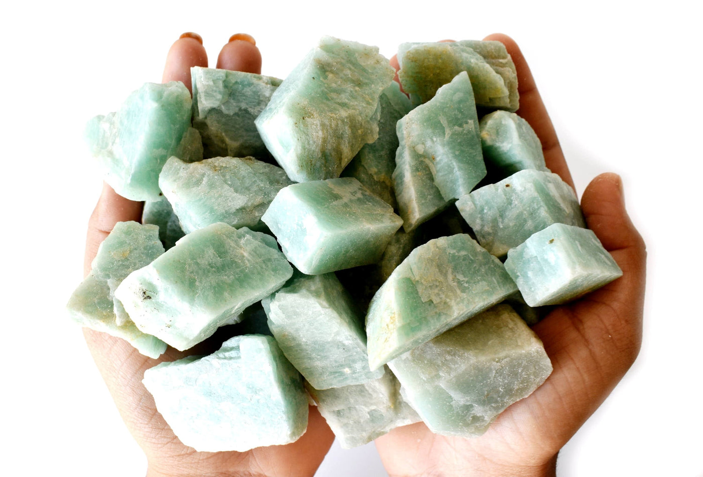 Raw Amazonite Rough Rocks (Luck  and Success)