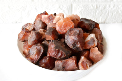 Carnelian Rough Rocks (Motivation and Stimulates Creativity)