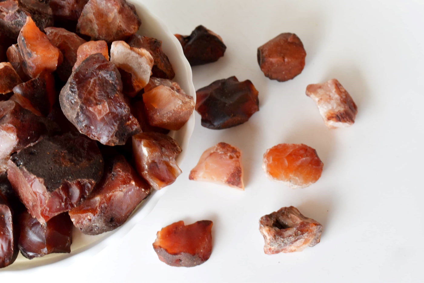 Carnelian Rough Rocks (Motivation and Stimulates Creativity)