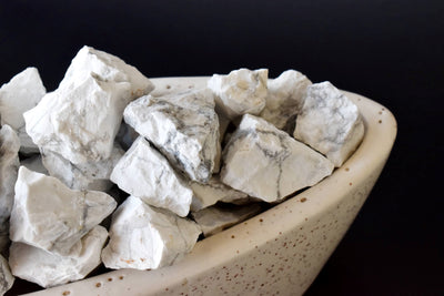 Howlite Rough Rocks (Strength and Stress Relief)