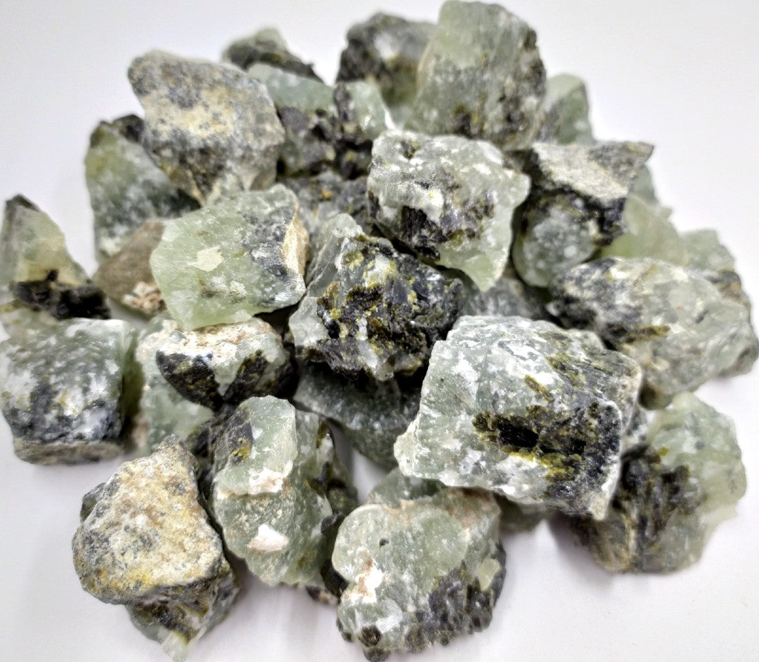 Phrenite Rough Rocks (Living in the Present am and Prosperity)