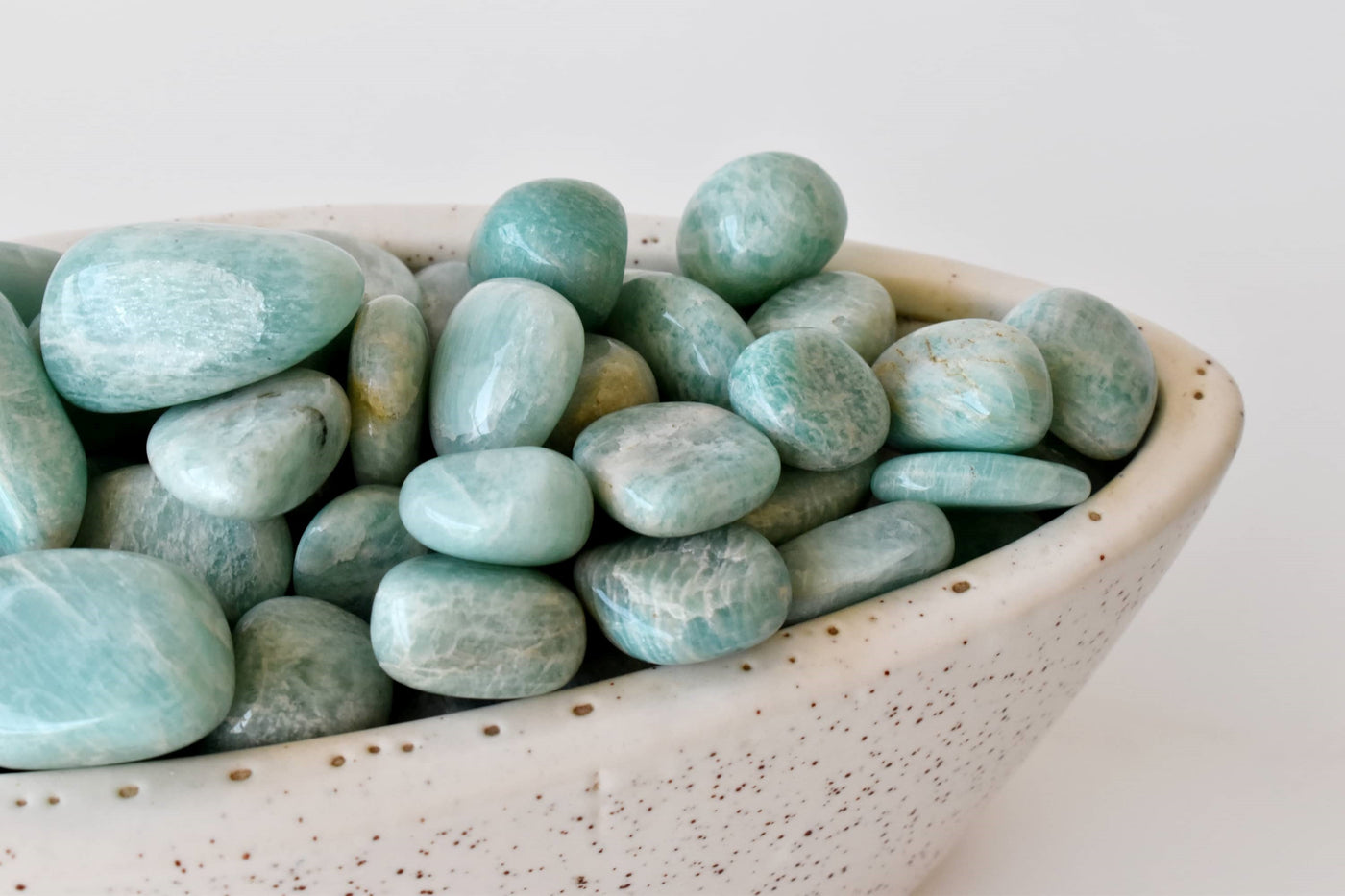 Amazonite Tumbled Crystals (Alignment Of Chakra and Breaking Addictions)