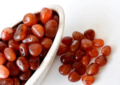 Carnelian Tumbled Crystals (Manifestation and Passion)