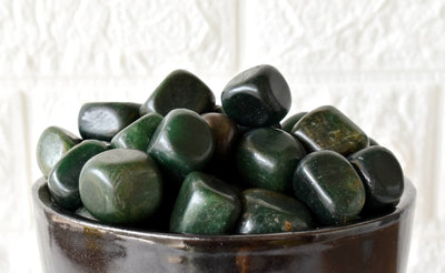 Green Jade Tumbled Crystals (Wisdom and Balance)