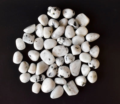 Rainbow Moonstone Tumbled Crystals (Psychic Abilities and Angelic Communication)