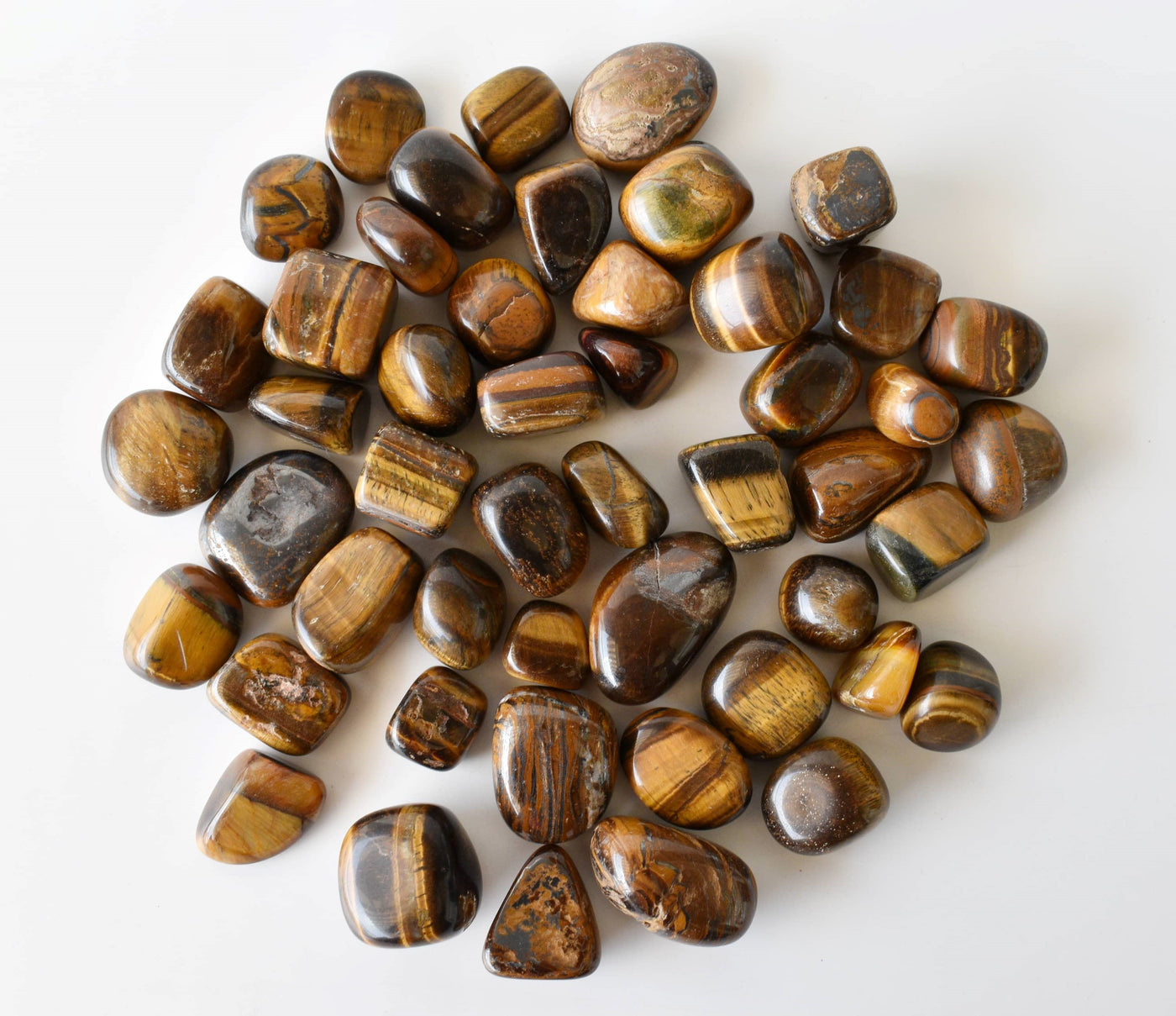 Tiger Eye Tumbled Crystals (Intuition and Protection)