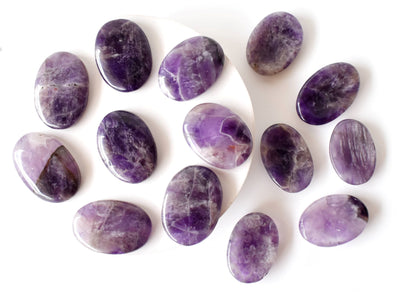 Amethyst Pocket Stones (Spiritual Awareness and Intuition)